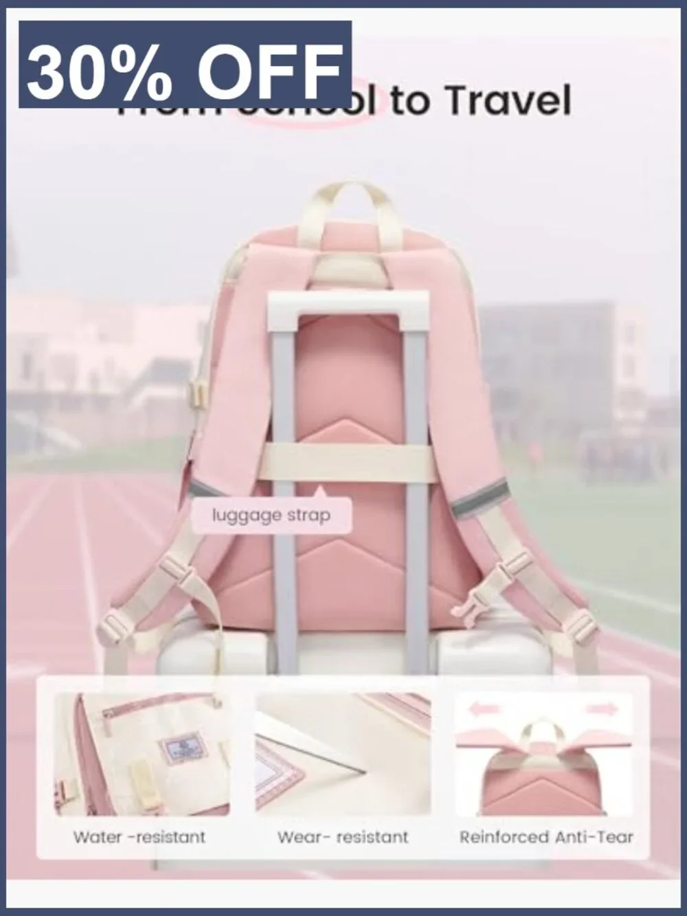 Laptop Backpack for Teens Girls Students 15.6